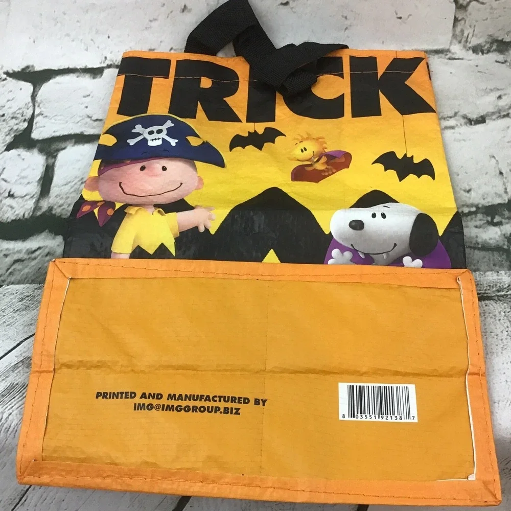 Kids Mini Totes Book Bags Trick Or Treat Sacks Lot Of 4 Animal Themed Peanuts‎